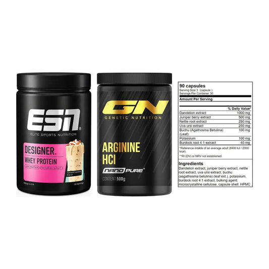 Definitionsphase-Set: ESN Designer + GN Arginine + GN Shred Cuts – alle enthaltenen Artikel
