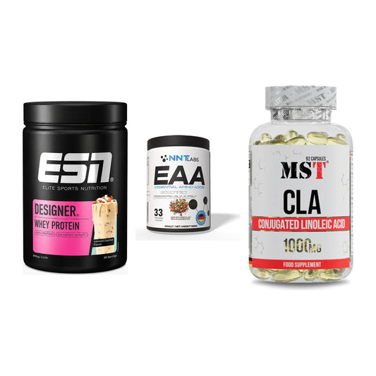 Definitionsphase-Set: ESN Designer Whey + NNT EAA + MST CLA 1000mg – alle enthaltenen Artikel