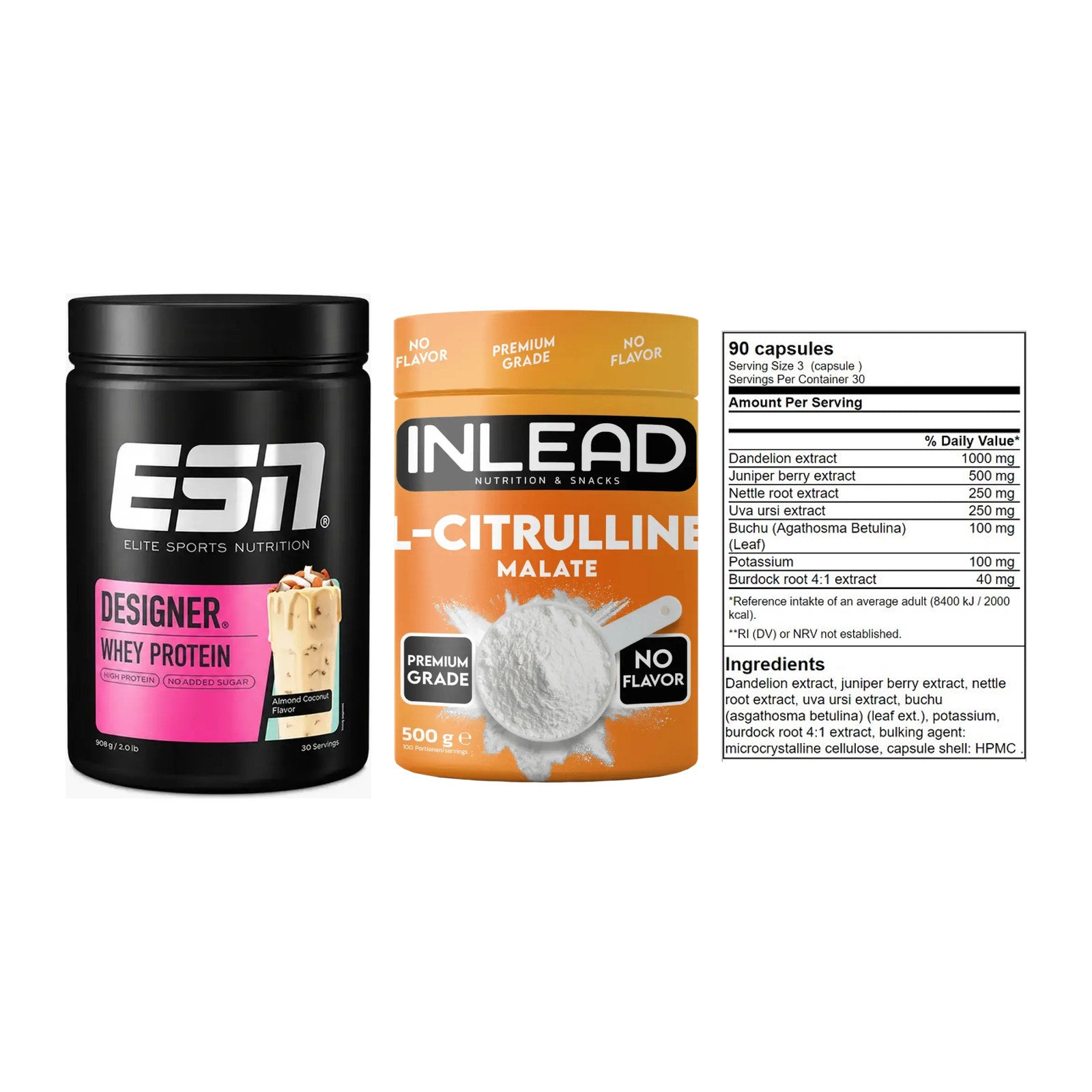 Definitionsphase-Set: ESN Designer + INLEAD L-Citru + GN Shred Cuts – alle enthaltenen Artikel