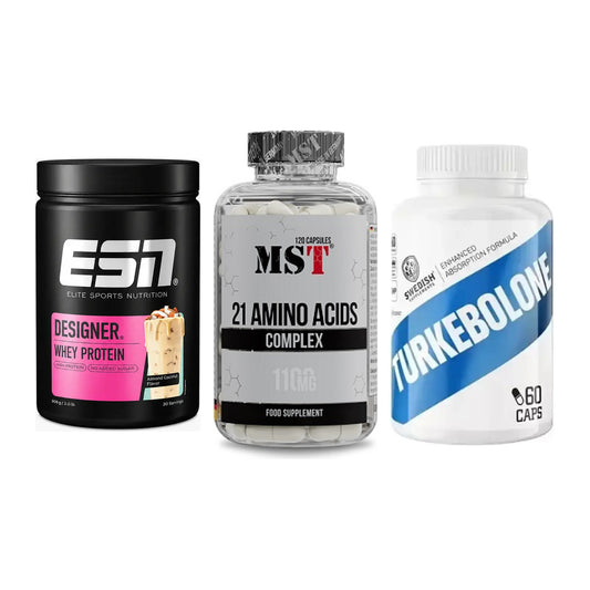 Definitionsphase-Set: ESN Designer + MST 21 Amino + Swedish Supple – alle enthaltenen Artikel