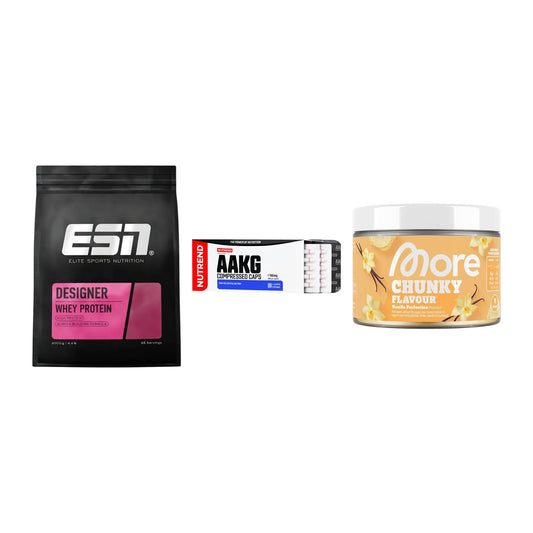 Definitionsphase-Set: ESN Designer + Nutrend AAKG + More Nutrition – alle enthaltenen Artikel
