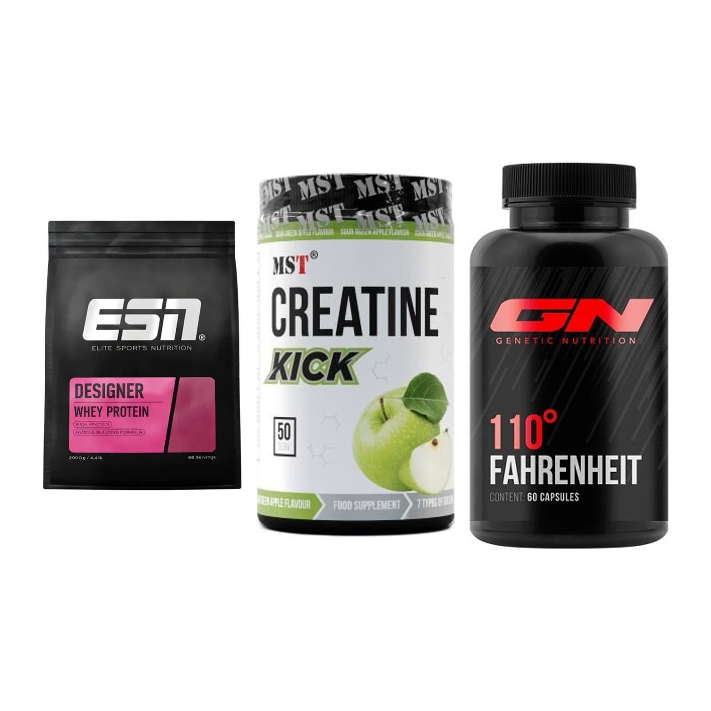 Definitionsphase-Set: ESN Designer + MST Creatine + GN 110 Fahrenh – alle enthaltenen Artikel