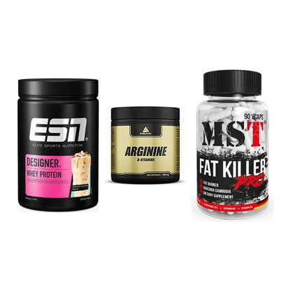 Definitionsphase-Set: ESN Designer + Peak Arginin + MST Fat Killer – alle enthaltenen Artikel