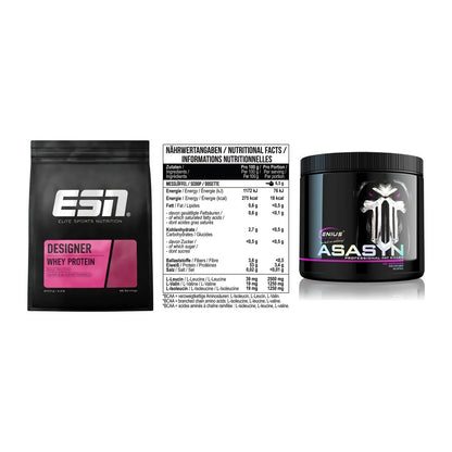 Definitionsphase-Set: ESN Designer + MST BCAA Zero + Genius Nutriti – alle enthaltenen Artikel