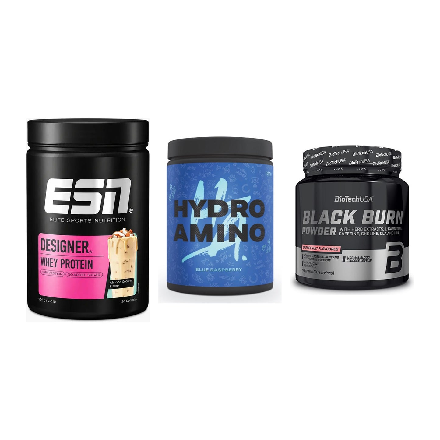 Definitionsphase-Set: ESN Designer + Nanosupps + BioTech Black – alle enthaltenen Artikel