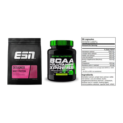 Definitionsphase-Set: ESN Designer + Scitec BCAA + GN Shred Cuts – alle enthaltenen Artikel