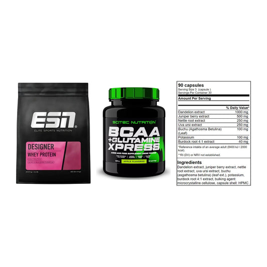 Definitionsphase-Set: ESN Designer + Scitec BCAA + GN Shred Cuts – alle enthaltenen Artikel