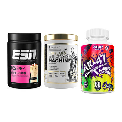 Definitionsphase-Set: ESN Designer + Kevin Levrone + AK47 Labs – alle enthaltenen Artikel