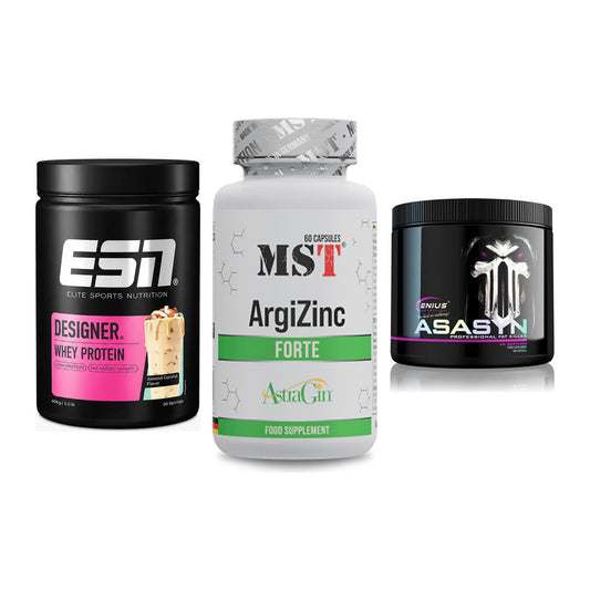 Definitionsphase-Set: ESN Designer + MST ArgiZinc + Genius Nutriti – alle enthaltenen Artikel