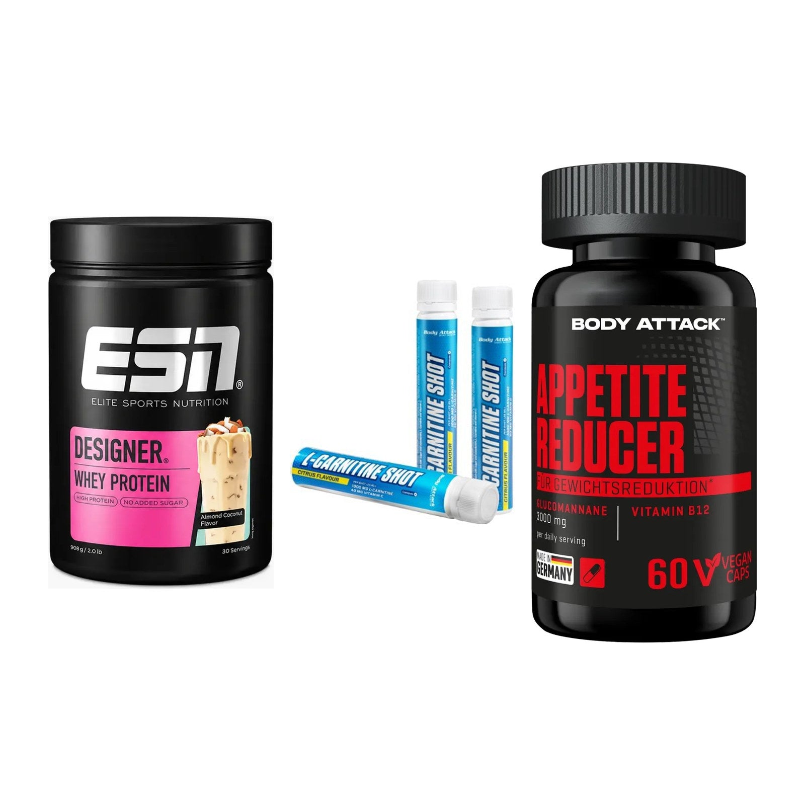 Definitionsphase-Set: ESN Designer + Body Attack + 1 weitere – alle enthaltenen Artikel