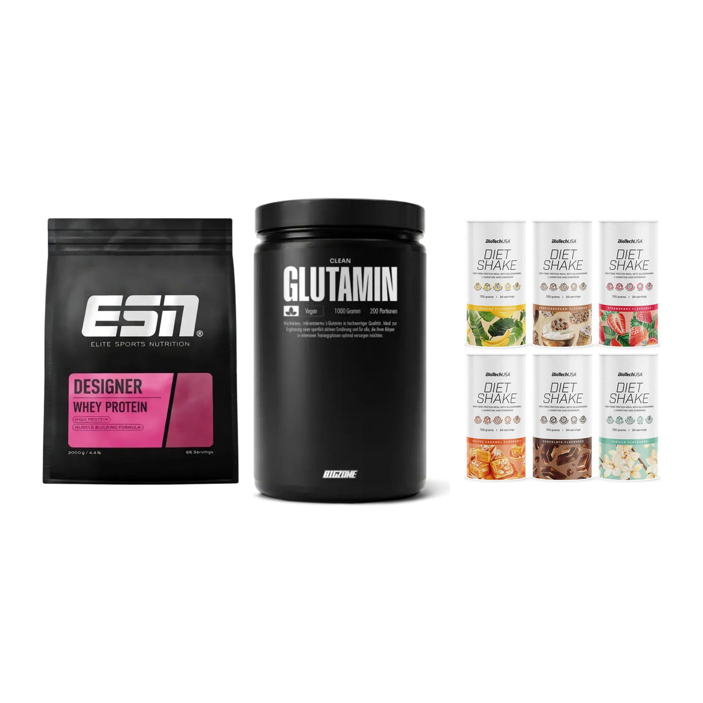 Definitionsphase-Set: ESN Designer + Big Zone + BioTech Diet – alle enthaltenen Artikel