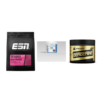 Definitionsphase-Set: ESN Designer Whey + NNT Arginin + Peak Berberine – alle enthaltenen Artikel