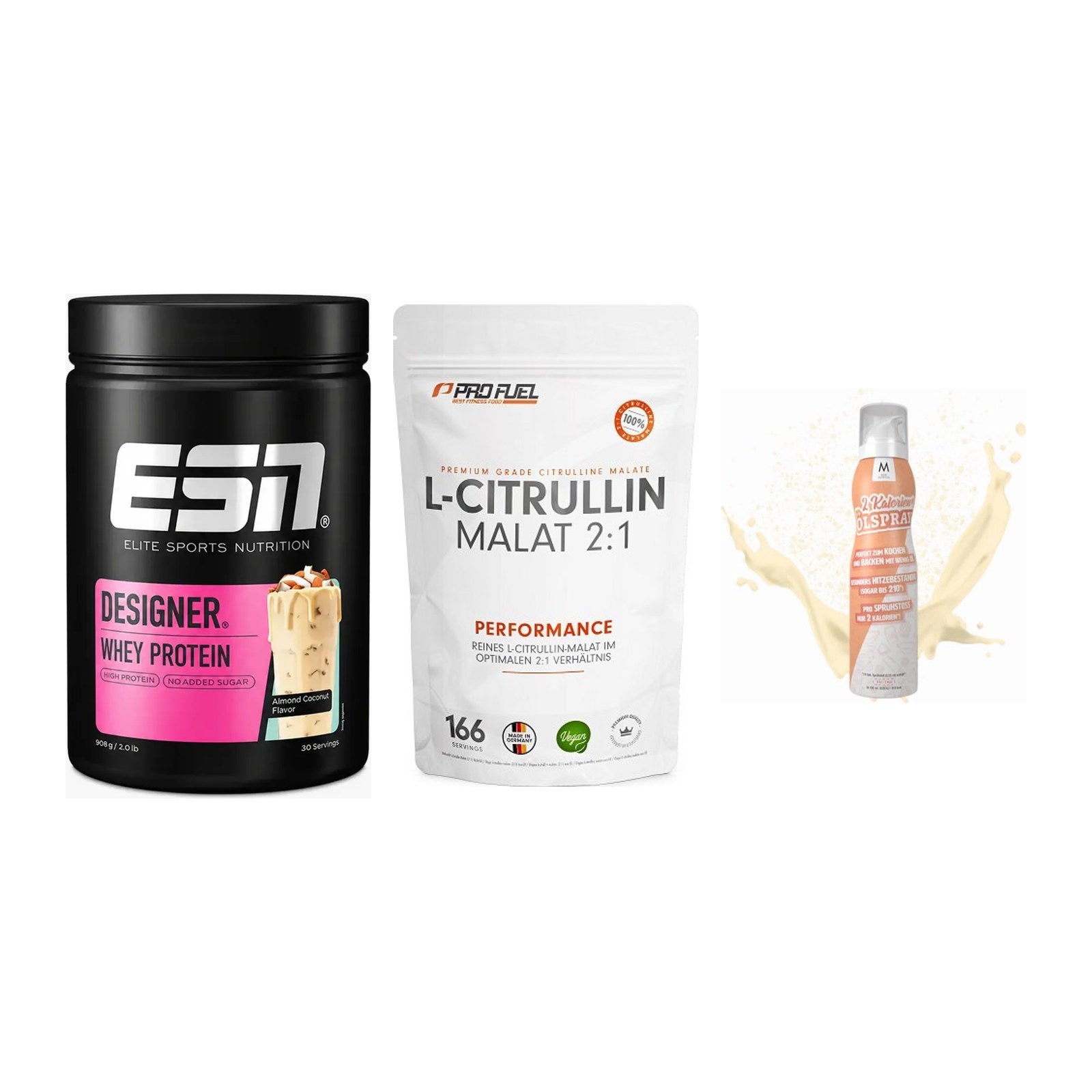 Definitionsphase-Set: ESN Designer + ProFuel L-Citr + More Nutrition – alle enthaltenen Artikel
