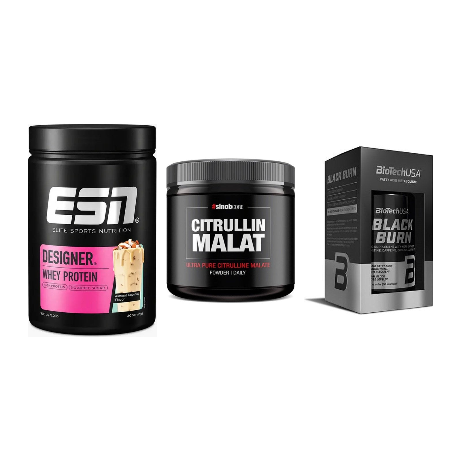 Definitionsphase-Set: ESN Designer + Sinob Core + BioTech Black – alle enthaltenen Artikel