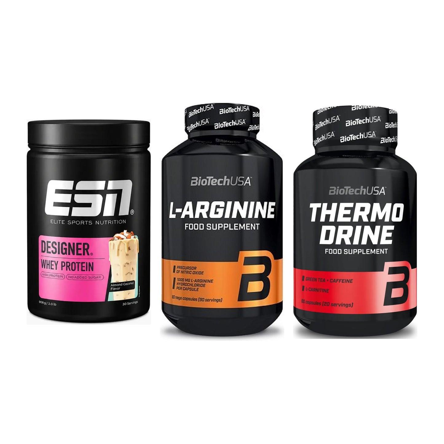 Definitionsphase-Set: ESN Designer + BioTech L-Argi + BioTech Thermo – alle enthaltenen Artikel