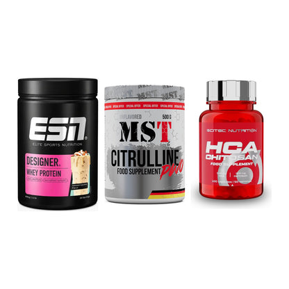 Definitionsphase-Set: ESN Designer + MST Citrulline + Scitec HCA-Chi – alle enthaltenen Artikel