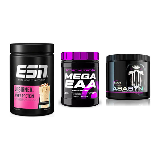 Definitionsphase-Set: ESN Designer + Scitec Mega + Genius Nutriti – alle enthaltenen Artikel