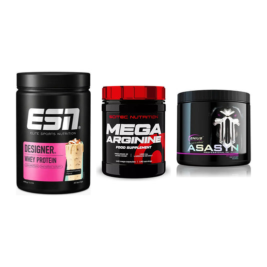 Definitionsphase-Set: ESN Designer + Scitec Mega + Genius Nutriti – alle enthaltenen Artikel
