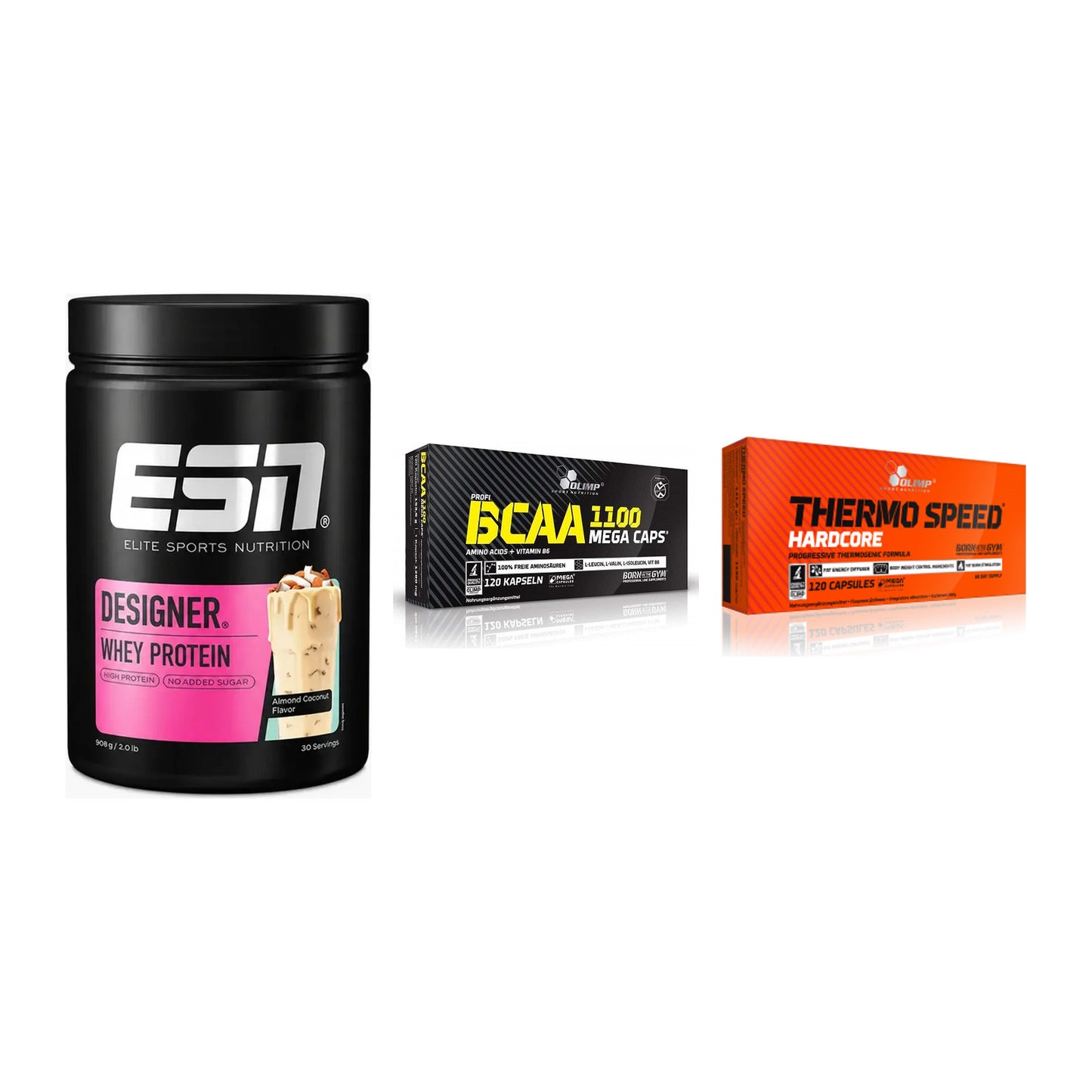 Definitionsphase-Set: ESN Designer + Olimp BCAA + Olimp Thermo – alle enthaltenen Artikel