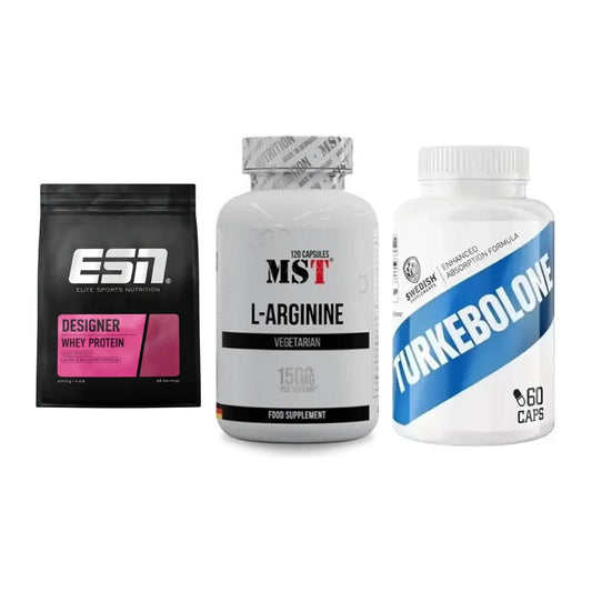 Definitionsphase-Set: ESN Designer + MST L-Arginine + Swedish Supple – alle enthaltenen Artikel