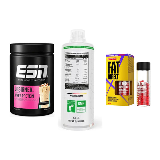 Definitionsphase-Set: ESN Designer + MST L-Carnitin + Nutrend Fat – alle enthaltenen Artikel