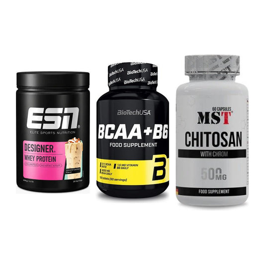 Definitionsphase-Set: ESN Designer + BioTech BCAA+B + MST Chitosan – alle enthaltenen Artikel