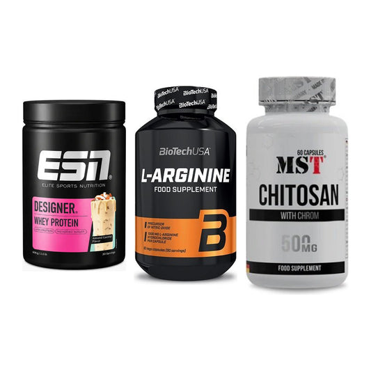 Definitionsphase-Set: ESN Designer + BioTech L-Argi + MST Chitosan – alle enthaltenen Artikel