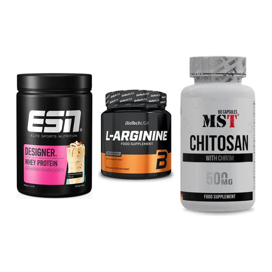 Definitionsphase-Set: ESN Designer + BioTech L-Argi + MST Chitosan – alle enthaltenen Artikel
