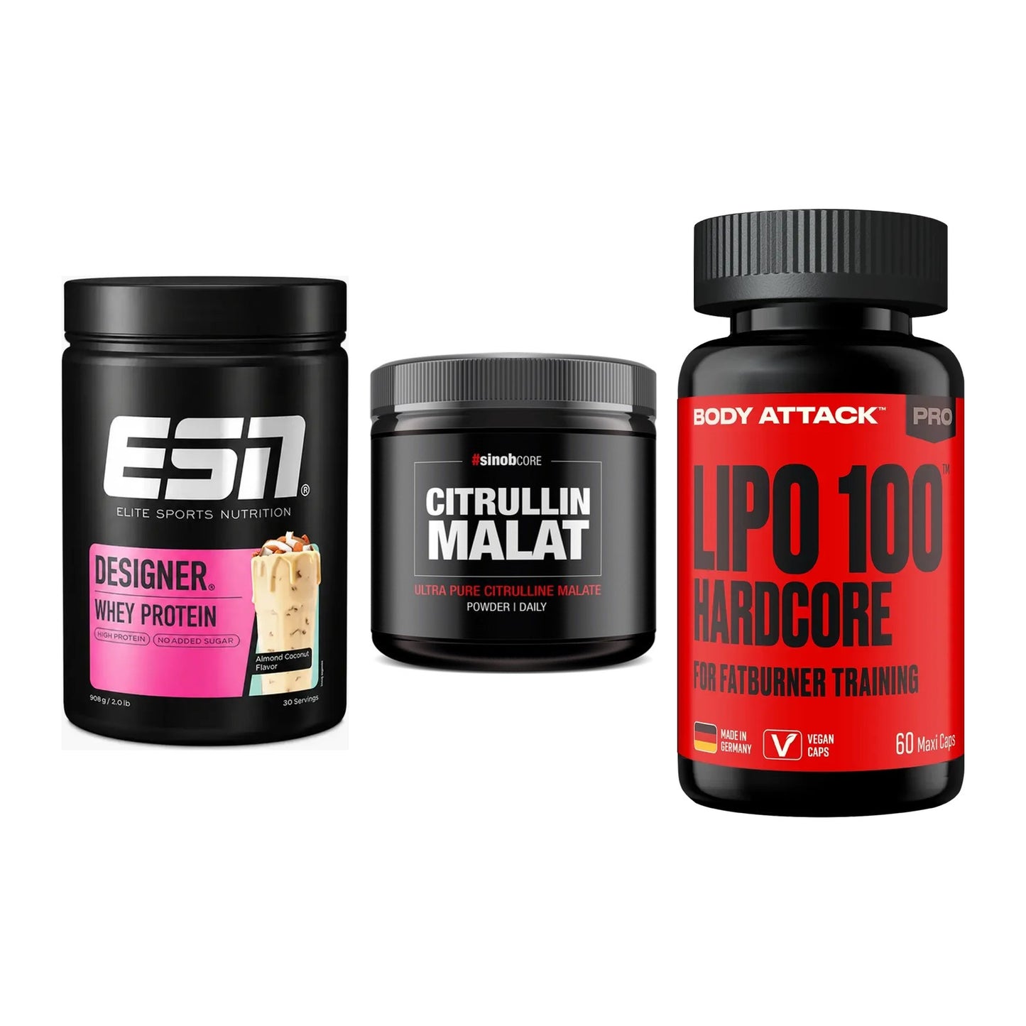 Definitionsphase-Set: ESN Designer + Sinob Core + Body Attack – alle enthaltenen Artikel