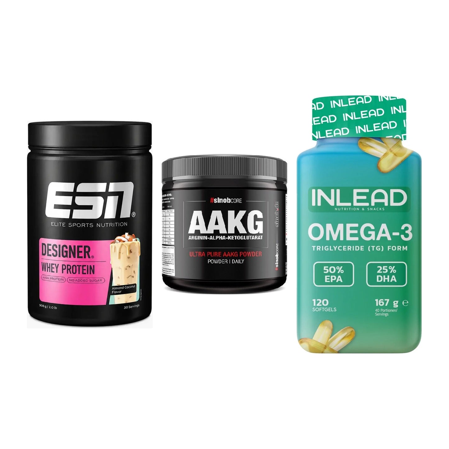 Definitionsphase-Set: ESN Designer + Sinob Core + INLEAD Omega-3 – alle enthaltenen Artikel