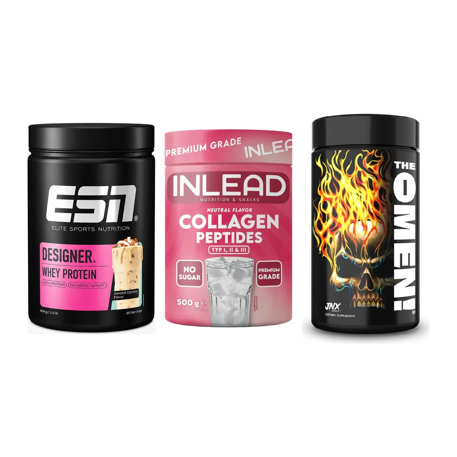 Definitionsphase-Set: ESN Designer + INLEAD Collage + JNX Sports – alle enthaltenen Artikel