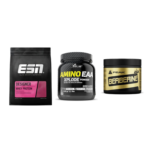 Definitionsphase-Set: ESN Designer + Olimp Amino + Peak Berberine – alle enthaltenen Artikel