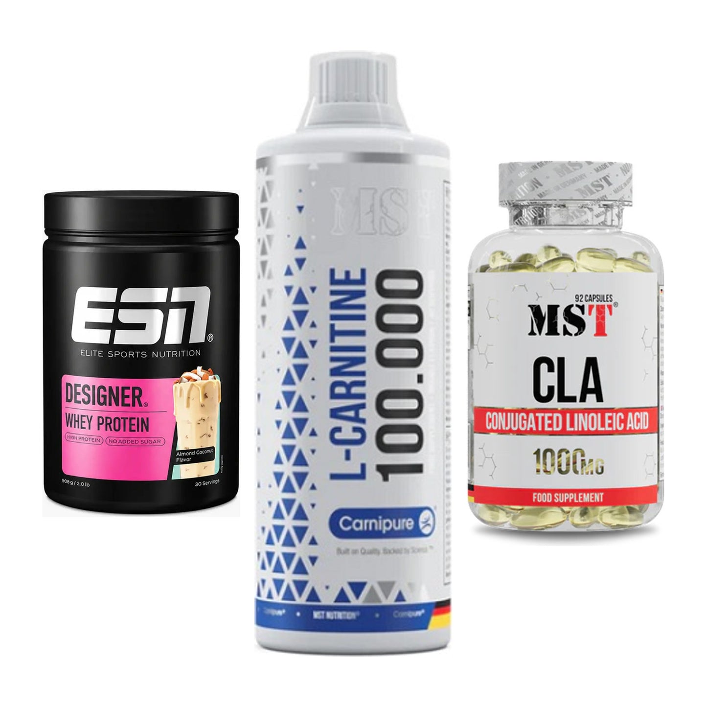 Definitionsphase-Set: ESN Designer + MST L-Carnitin + MST CLA 1000mg – alle enthaltenen Artikel