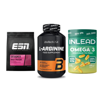 Definitionsphase-Set: ESN Designer + BioTech L-Argi + INLEAD Omega-3 – alle enthaltenen Artikel
