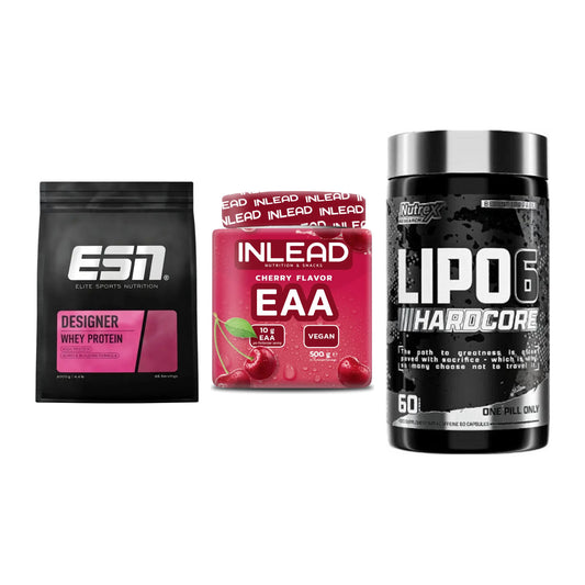 Definitionsphase-Set: ESN Designer + INLEAD EAA + Nutrex Lipo 6 – alle enthaltenen Artikel
