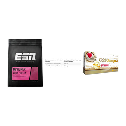 Definitionsphase-Set: ESN Designer + INLEAD L-Carni + Olimp Omega 3 – alle enthaltenen Artikel