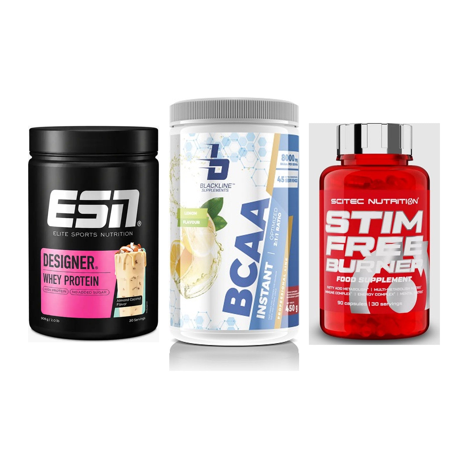 Definitionsphase-Set: ESN Designer + Blackline + Scitec Stim – alle enthaltenen Artikel