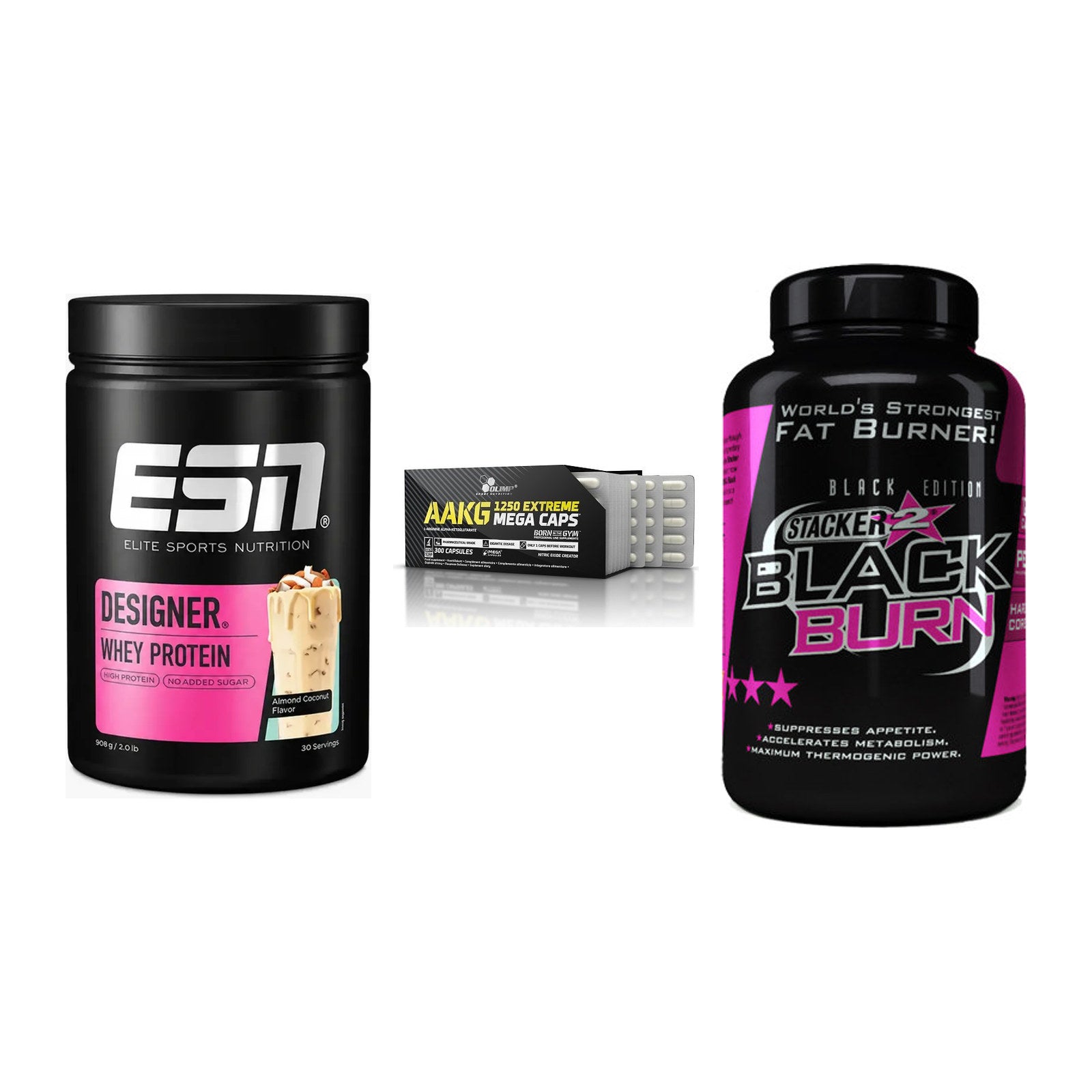 Definitionsphase-Set: ESN Designer + Olimp AAKG + Stacker2 Black – alle enthaltenen Artikel