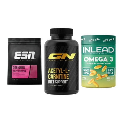 Definitionsphase-Set: ESN Designer + GN Acetyl + INLEAD Omega-3 – alle enthaltenen Artikel