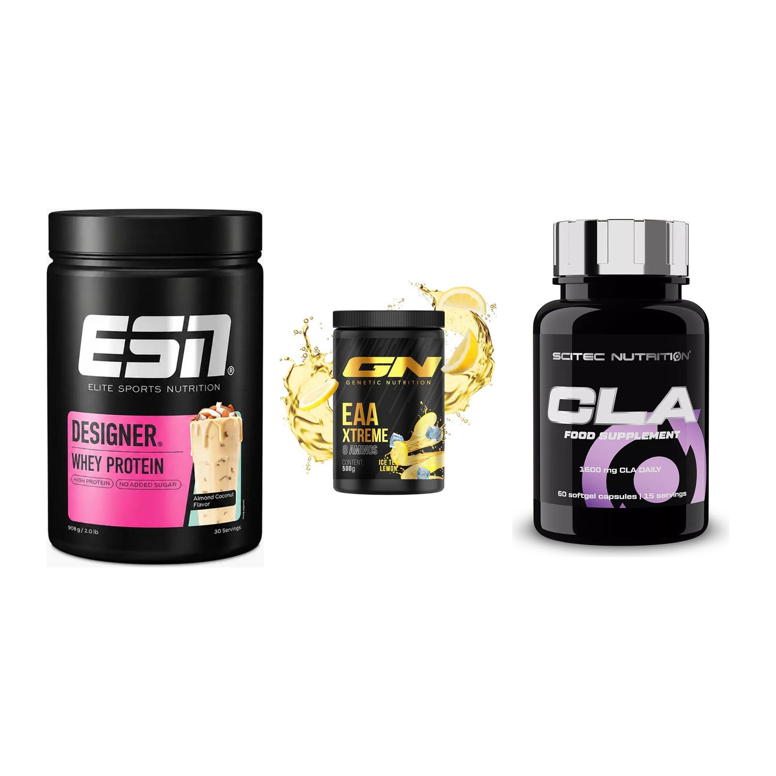 Definitionsphase-Set: ESN Designer Whey + GN EAA Xtreme + Scitec CLA – alle enthaltenen Artikel