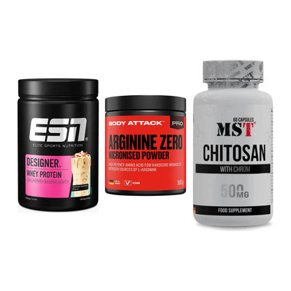 Definitionsphase-Set: ESN Designer + Body Attack + MST Chitosan – alle enthaltenen Artikel