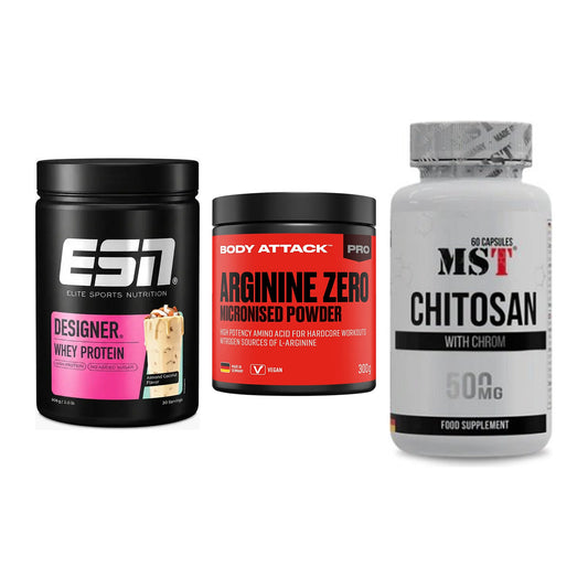Definitionsphase-Set: ESN Designer + Body Attack + MST Chitosan – alle enthaltenen Artikel