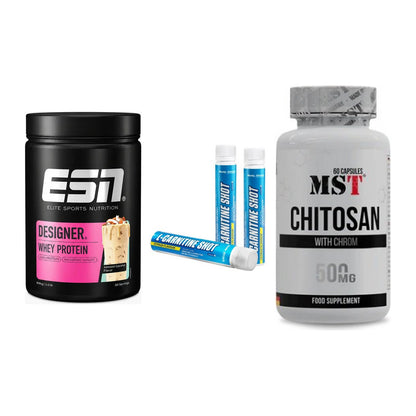 Definitionsphase-Set: ESN Designer + Body Attack + MST Chitosan – alle enthaltenen Artikel