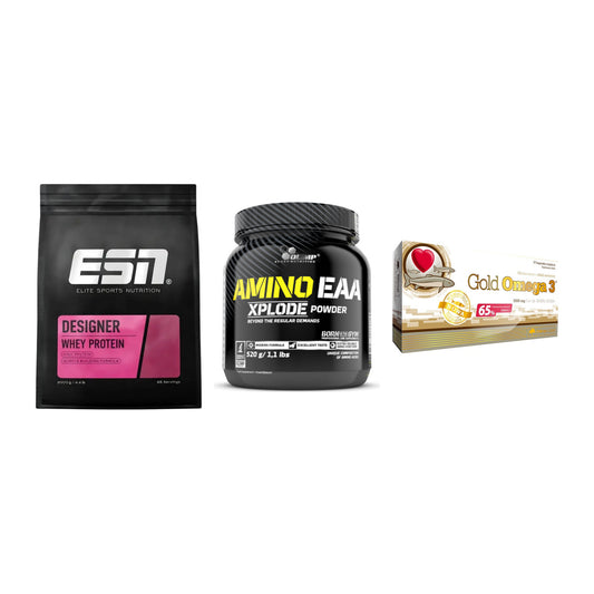 Definitionsphase-Set: ESN Designer + Olimp Amino + Olimp Omega 3 – alle enthaltenen Artikel