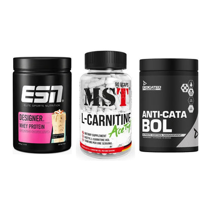 Definitionsphase-Set: ESN Designer + MST L-Carnitin + Dedicated – alle enthaltenen Artikel