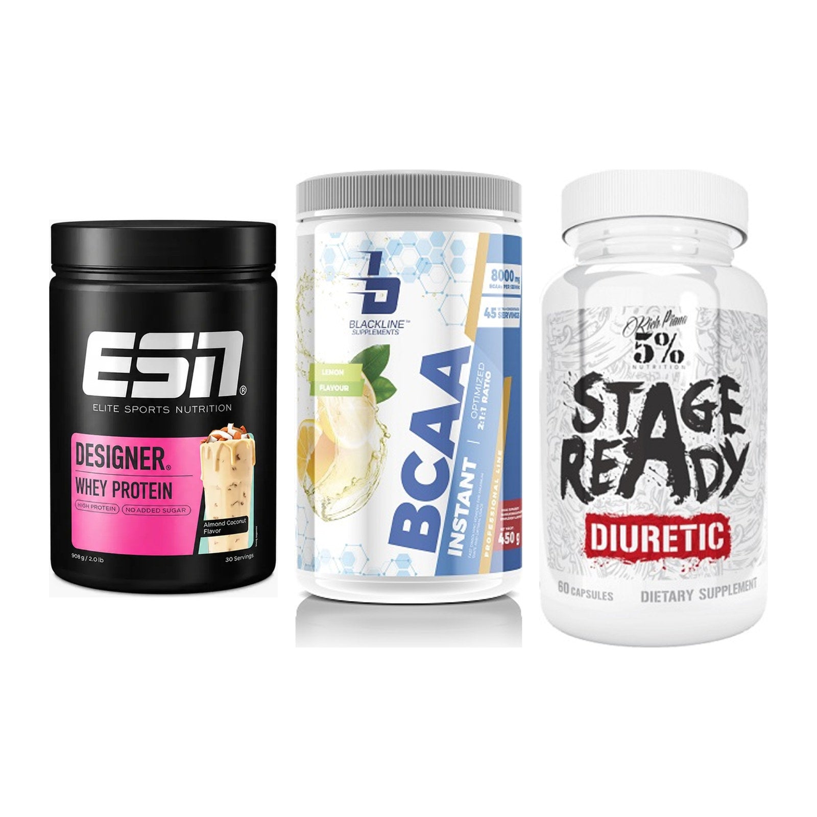 Definitionsphase-Set: ESN Designer + Blackline + 5% Nutrition – alle enthaltenen Artikel