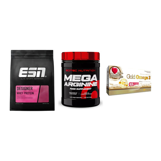 Definitionsphase-Set: ESN Designer + Scitec Mega + Olimp Omega 3 – alle enthaltenen Artikel
