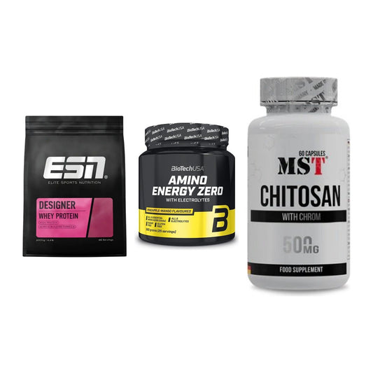 Definitionsphase-Set: ESN Designer + BioTech Amino + MST Chitosan – alle enthaltenen Artikel