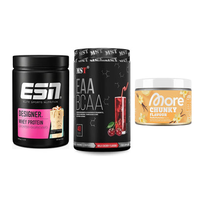Definitionsphase-Set: ESN Designer + MST EAA & BCAA + More Nutrition – alle enthaltenen Artikel