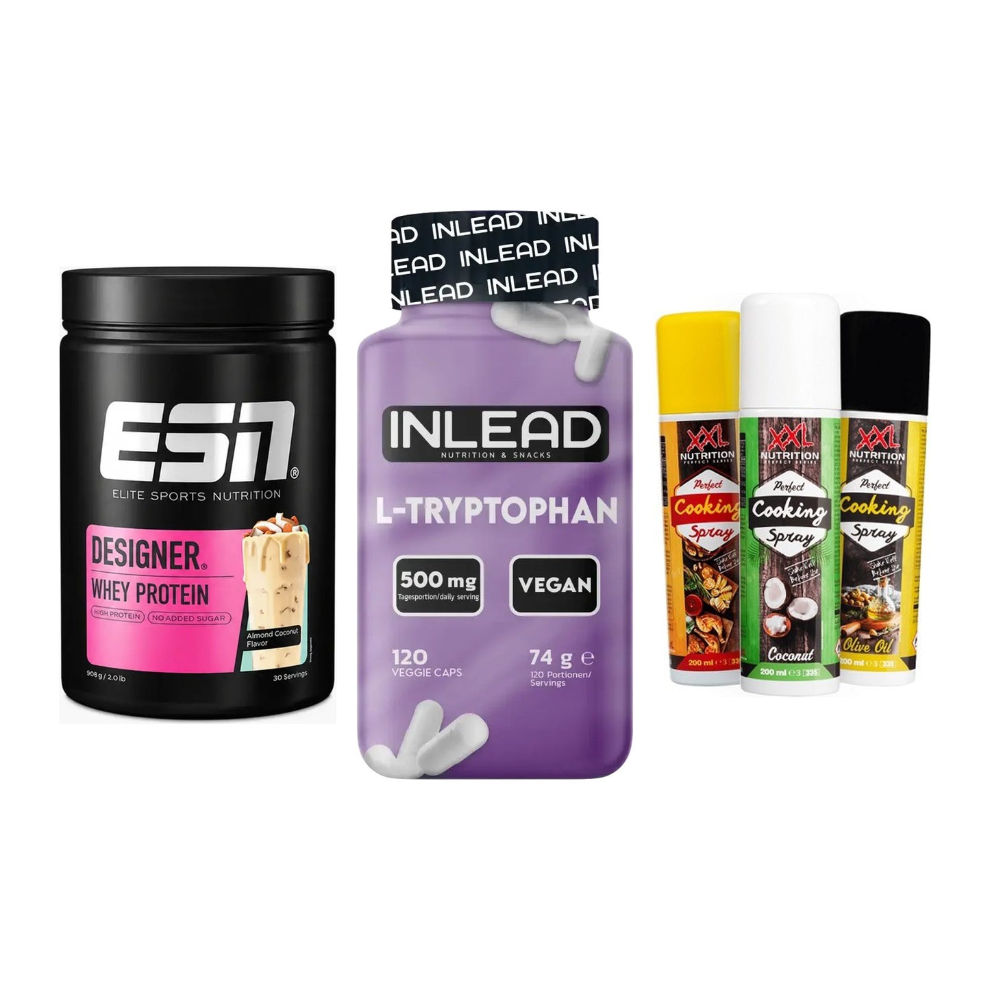 Definitionsphase-Set: ESN Designer + INLEAD L-Trypt + XXL Nutrition – alle enthaltenen Artikel